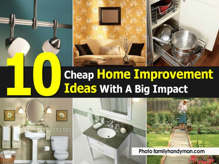 Improvement ideas cheap impact big lovable budget diyprojectsworld share house twitter