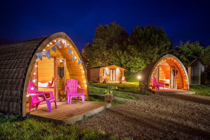 Glamping pod pods galway yurt umna