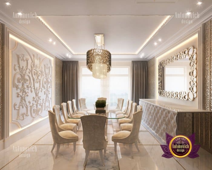 Luxury dining room design