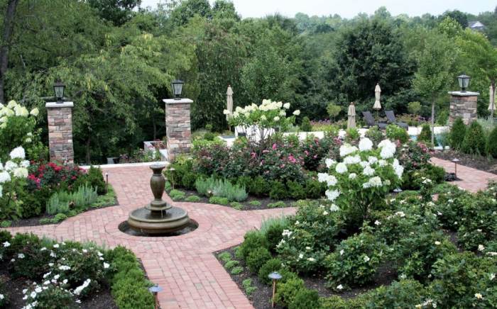 Garden landscape classic design style classical gardens park au