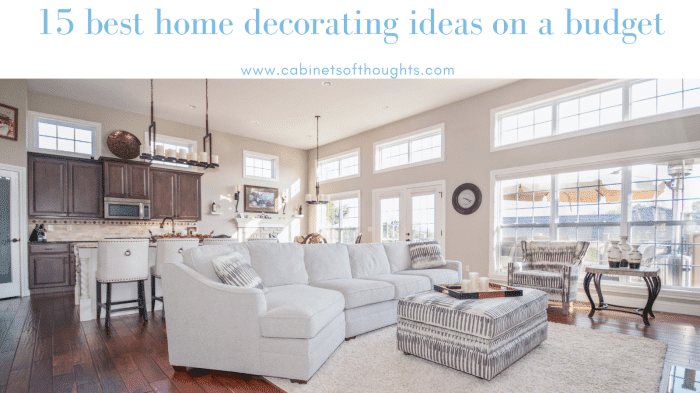 Inexpensive ways to decorate a home