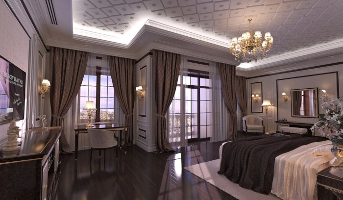 Design bedroom classic interior style traditional intimate space