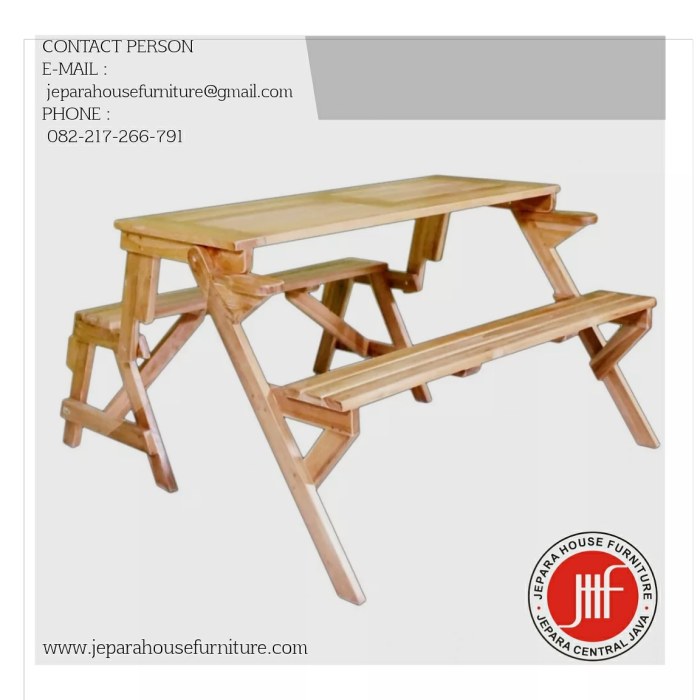 Industrial garden furniture