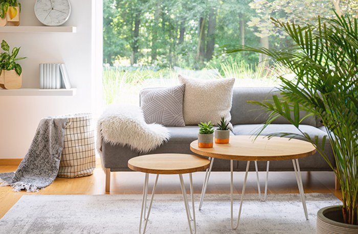 Scandinavian style with metal accents