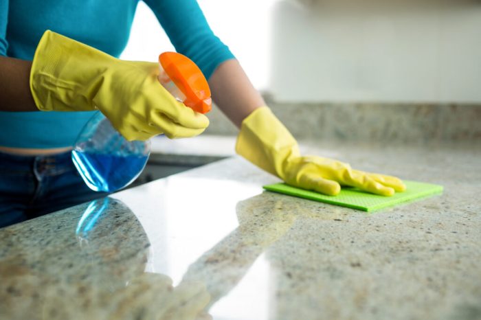 Clean kitchen countertop ideas