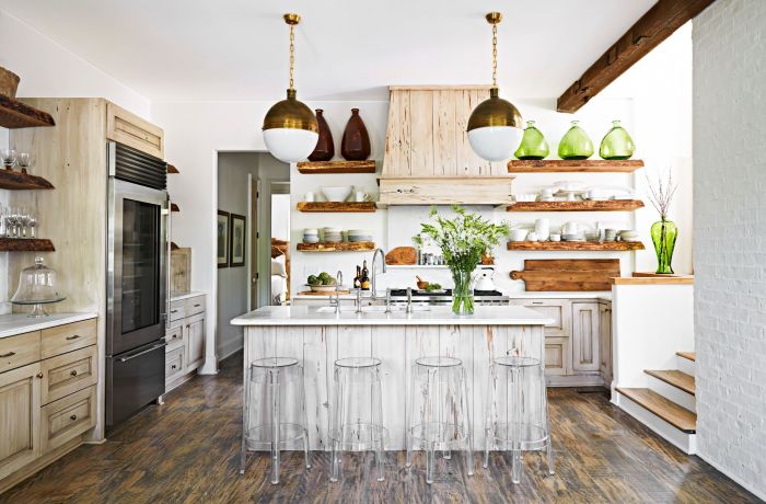 Cozy warm cabin kitchens besthomish counters